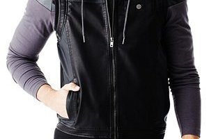 Canada Goose mens outlet price - Leather vest male autumn and winter genuine leather vest slim ...